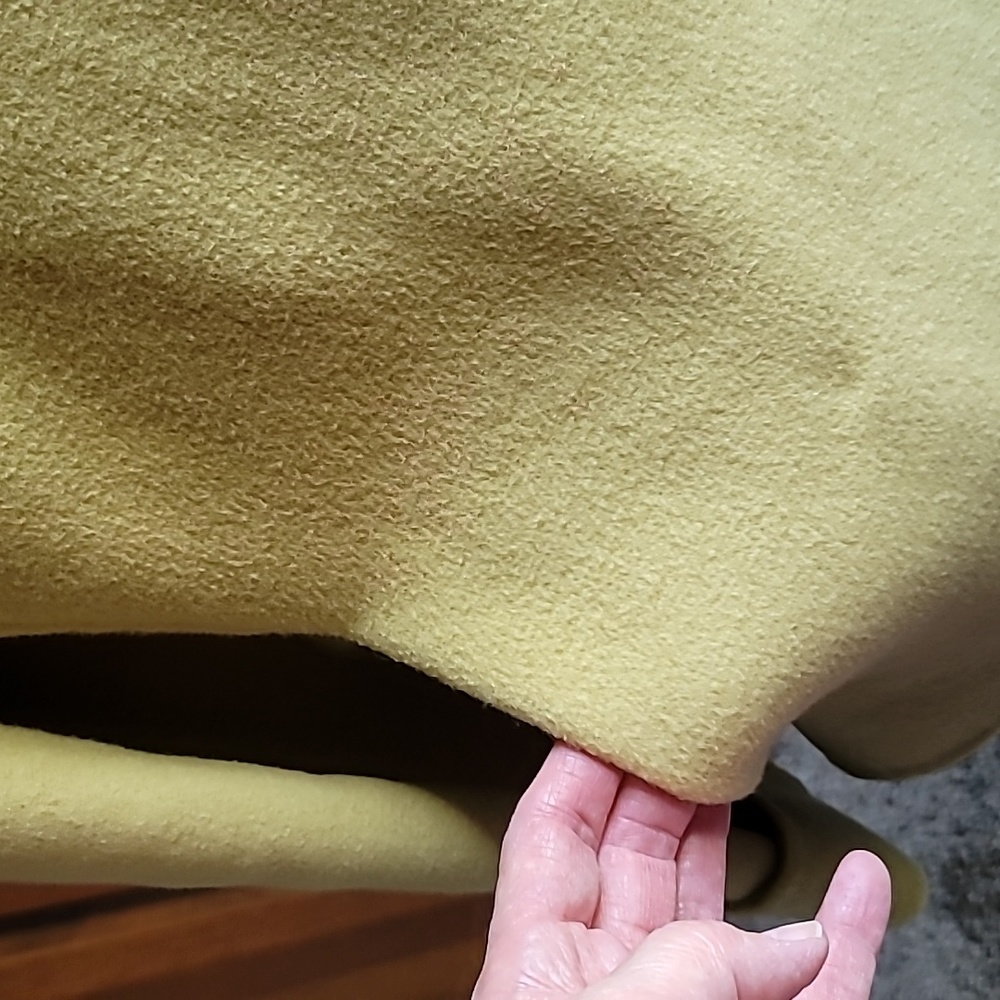 Jones NY jacket and sweater chartreuse wool quiet luxury coquette preppy - Picture 5 of 11